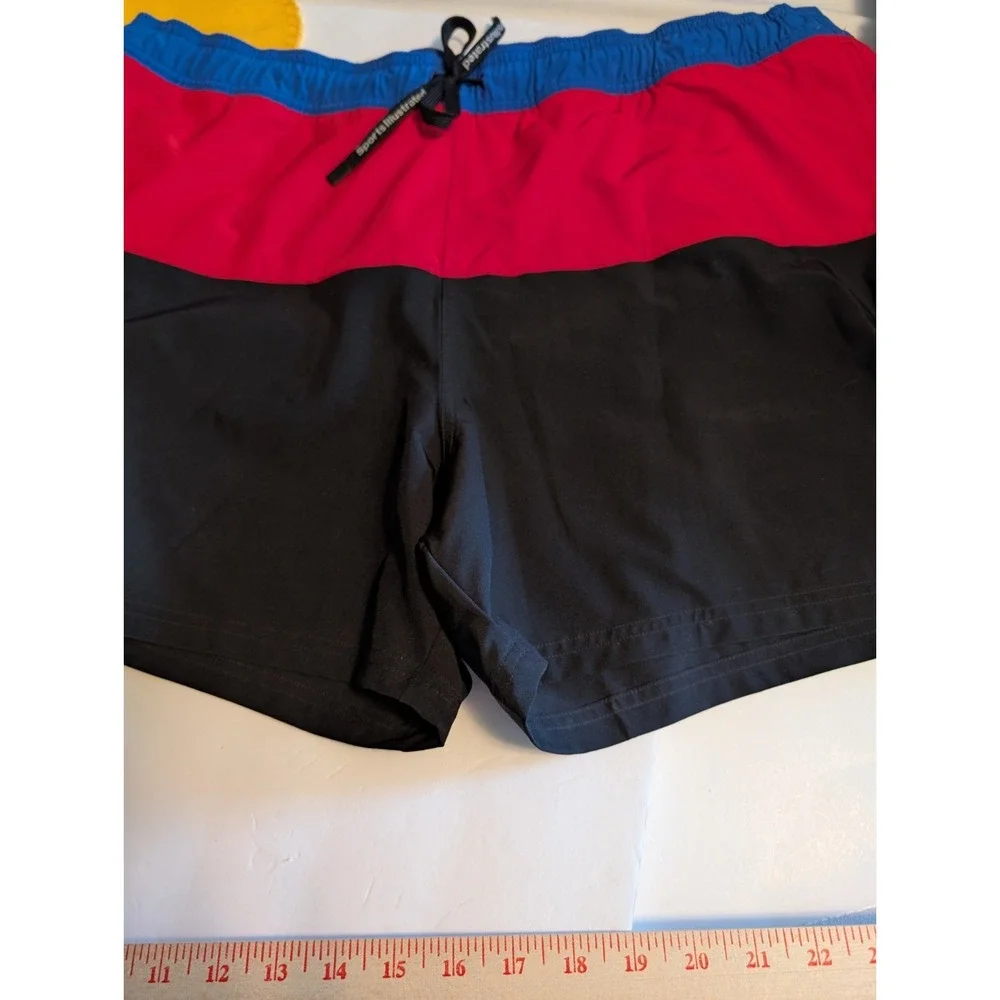Men's Red and Black Sports Illustrated Swimwear Size xl